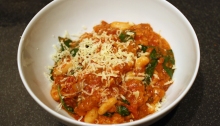 tomato, white bean and spinach panade