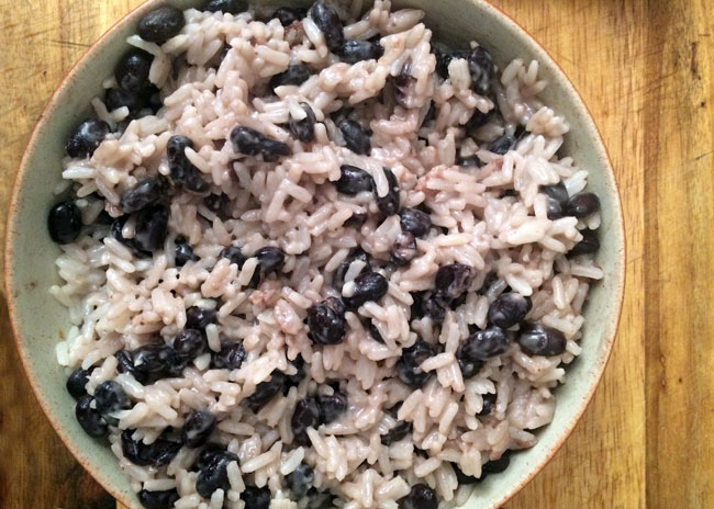 coconut rice and beans recipe